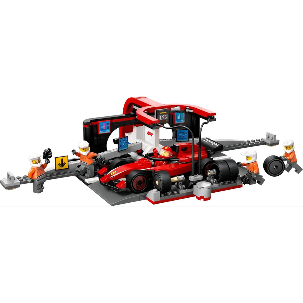 LEGO city arrêt au stand de f1 avec voiture ferrari 60443 multicolore