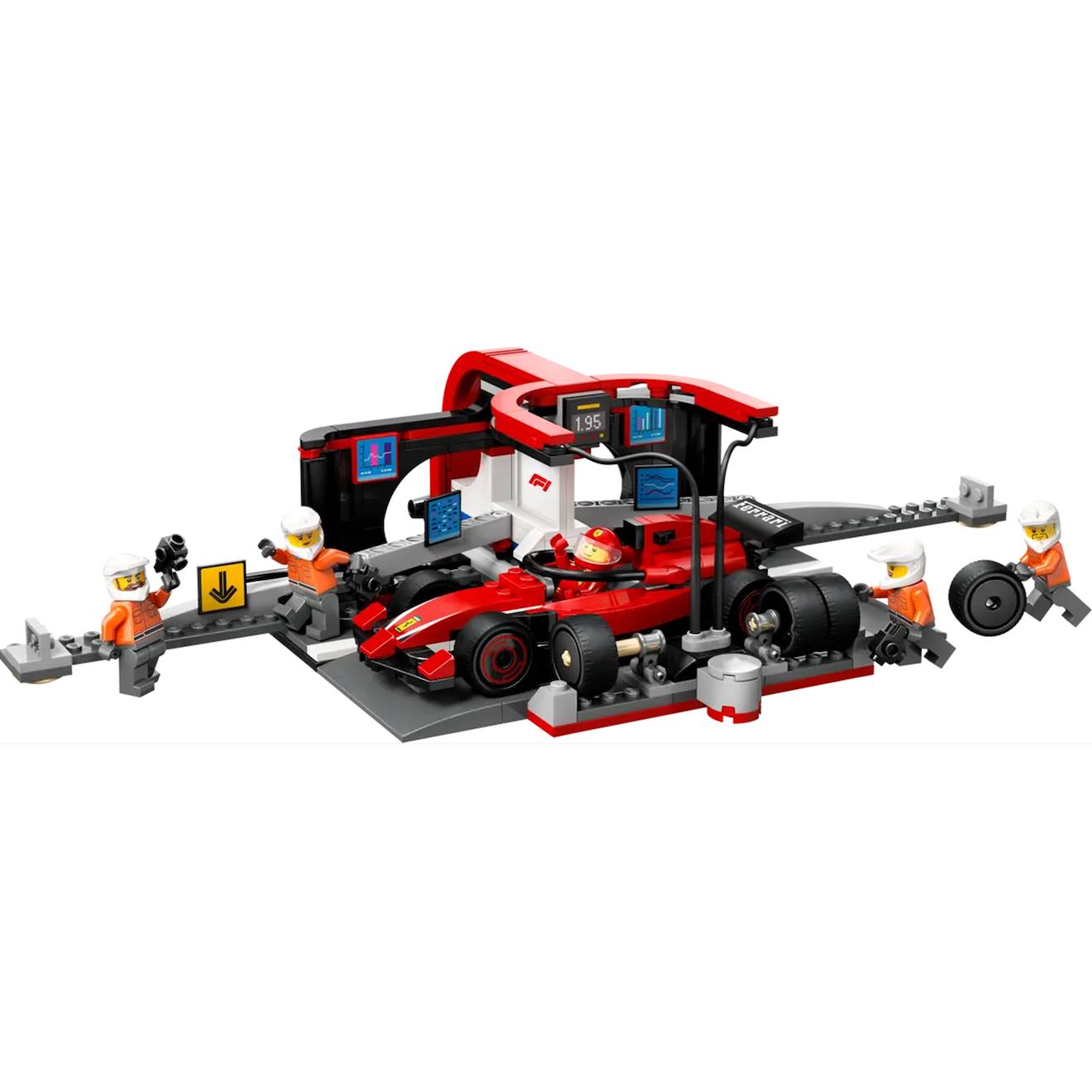 LEGO city arrêt au stand de f1 avec voiture ferrari 60443 multicolore