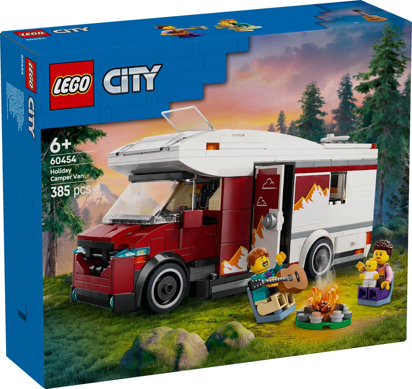 LEGO city - le camping-car d'aventures - 60454 multicolore