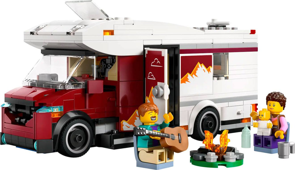 LEGO city - le camping-car d'aventures - 60454 multicolore