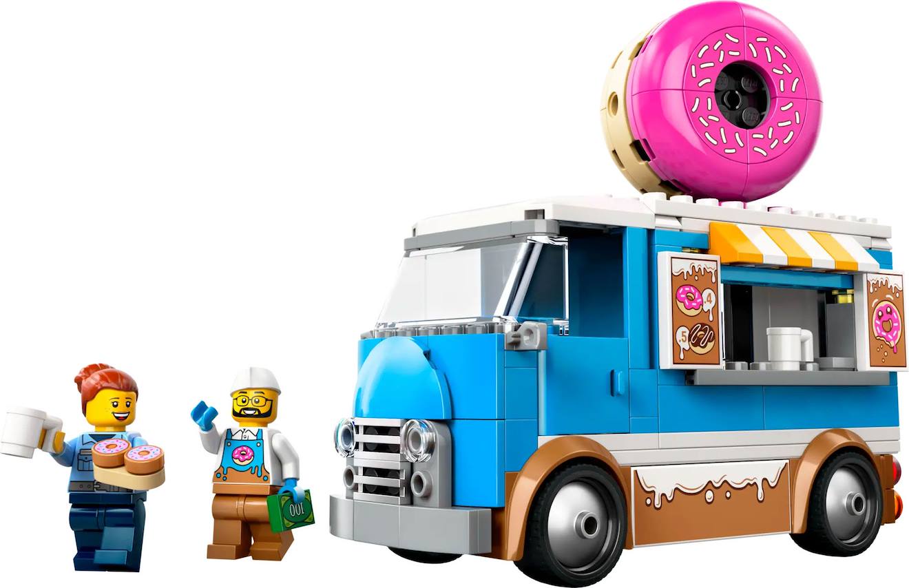 LEGO city - le food-truck de donuts - 60452 multicolore