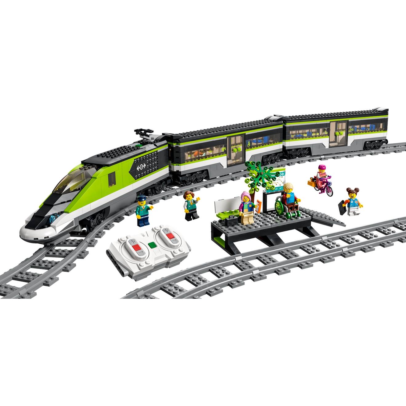 LEGO city - le train de voyageurs express - 60337 multicolore