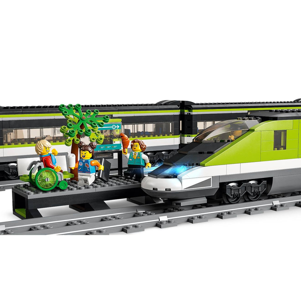 LEGO city - le train de voyageurs express - 60337 multicolore