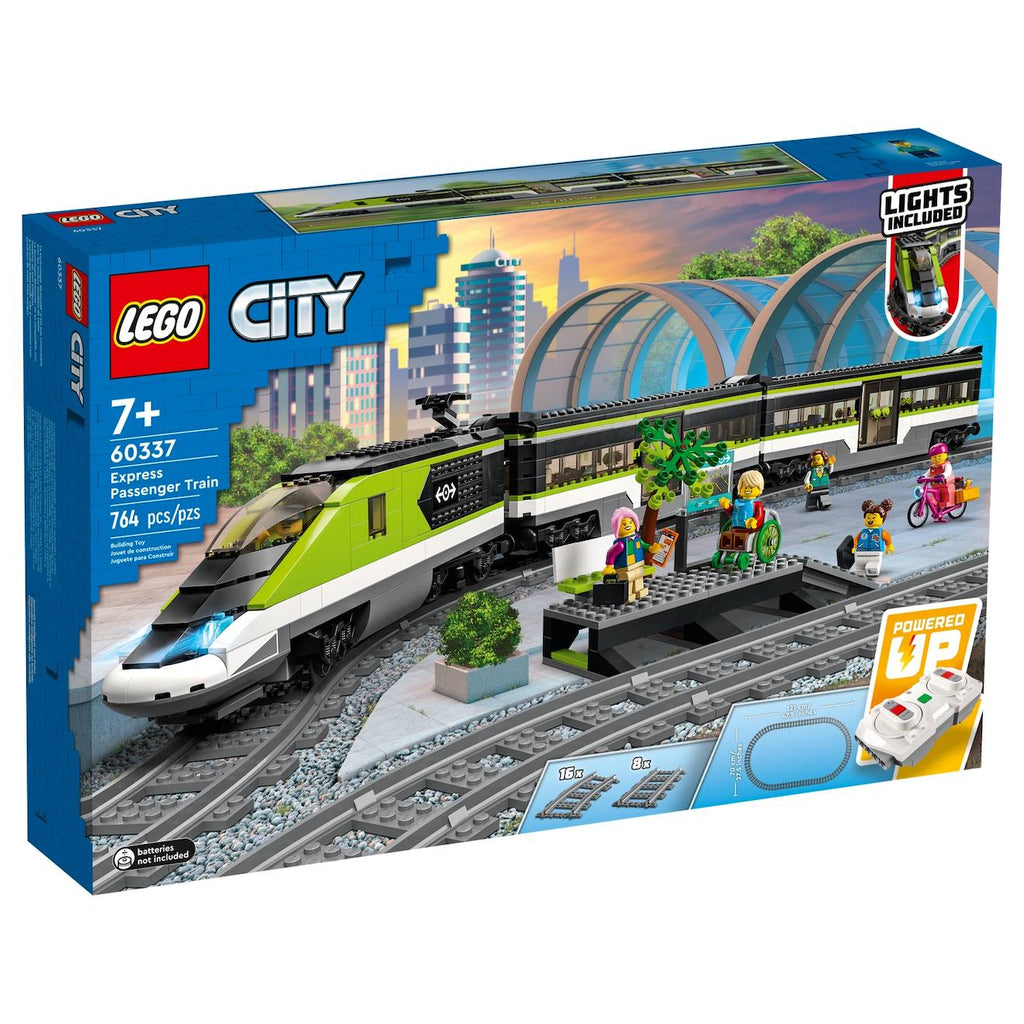 LEGO city - le train de voyageurs express - 60337 multicolore