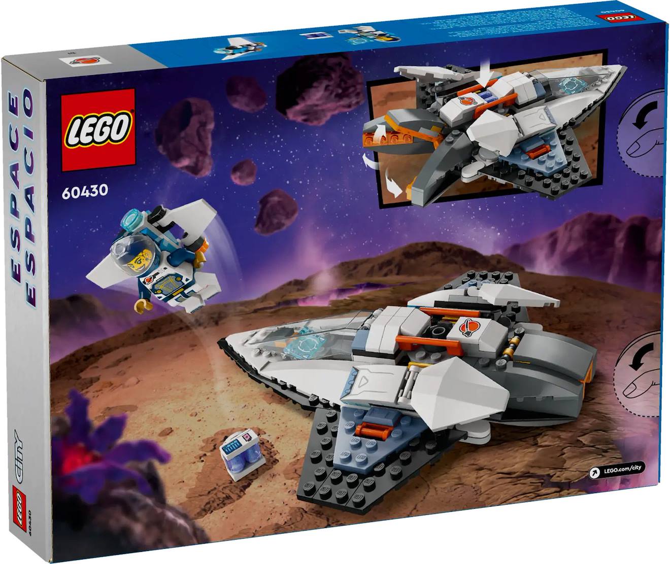 LEGO city - le vaisseau interstellaire - 60430 multicolore