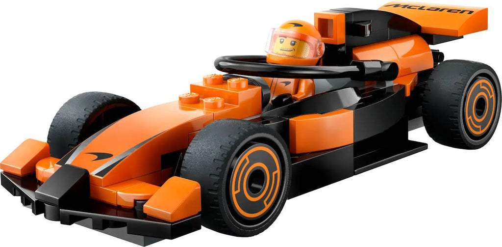 LEGO city - voiture de course mclaren avec piloté de f1 - 60442 multicolore