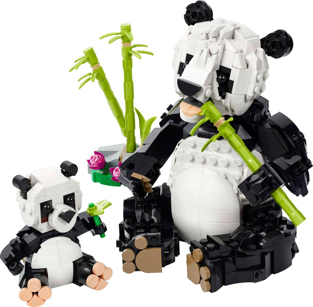 LEGO creator - animaux sauvages : la famille de pandas - 31165 multicolore