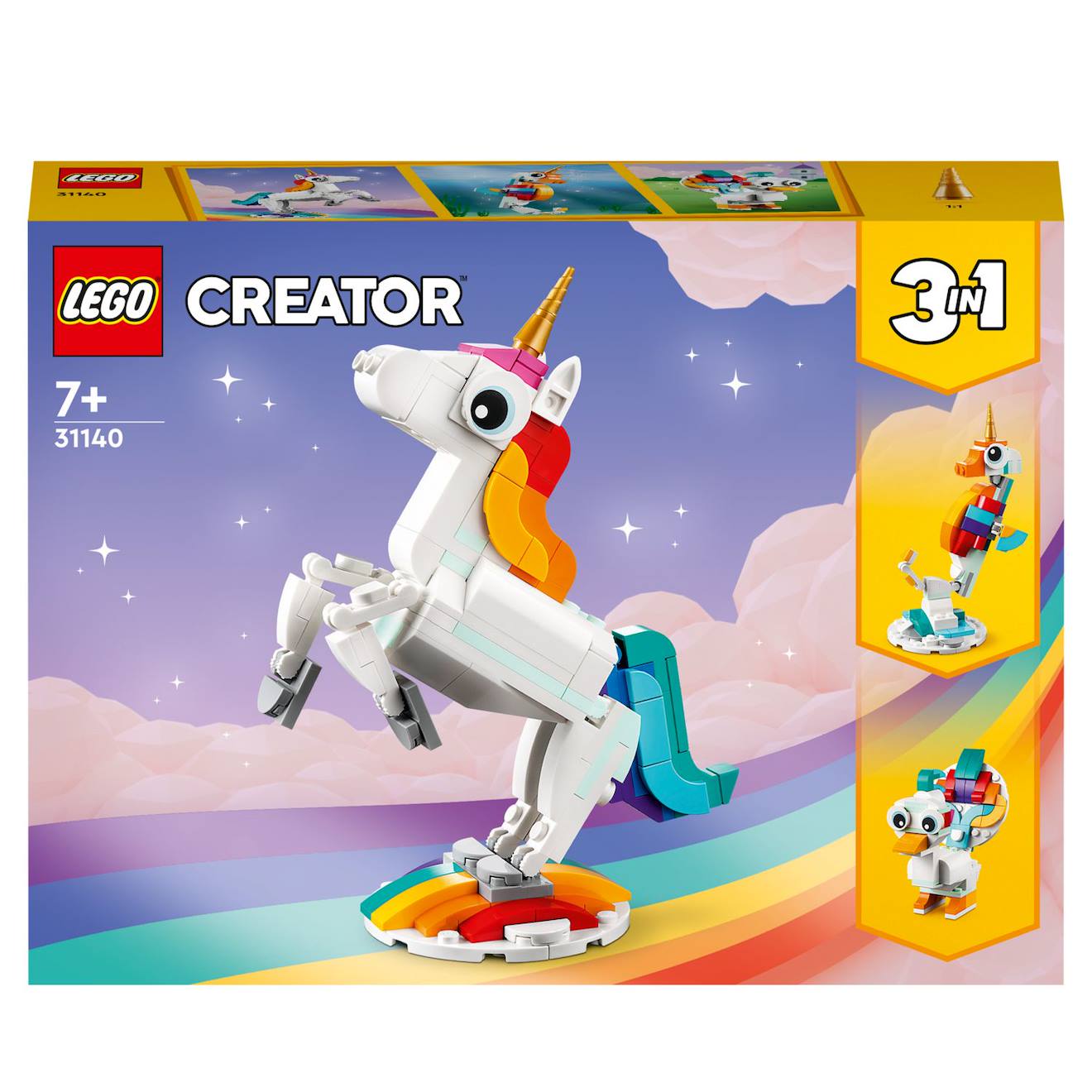 LEGO creator - la licorne magique - 31140 multicolore