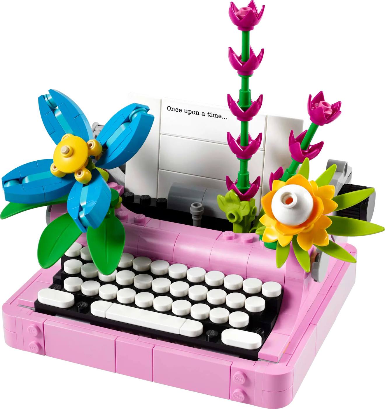LEGO creator - la machine à écrire avec des fleurs - 31169 multicolore