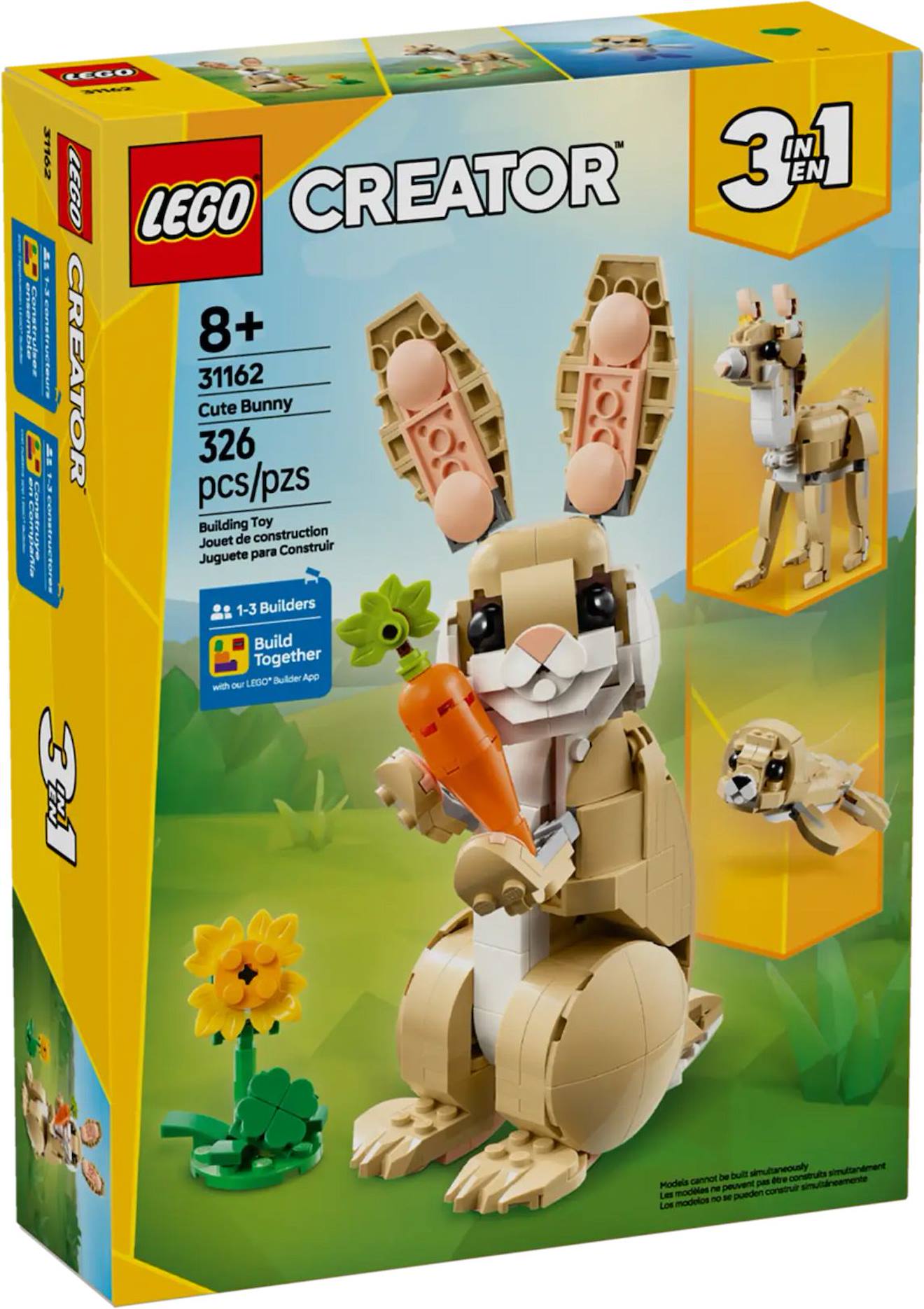 LEGO creator - l'adorable lapin - 31162 multicolore
