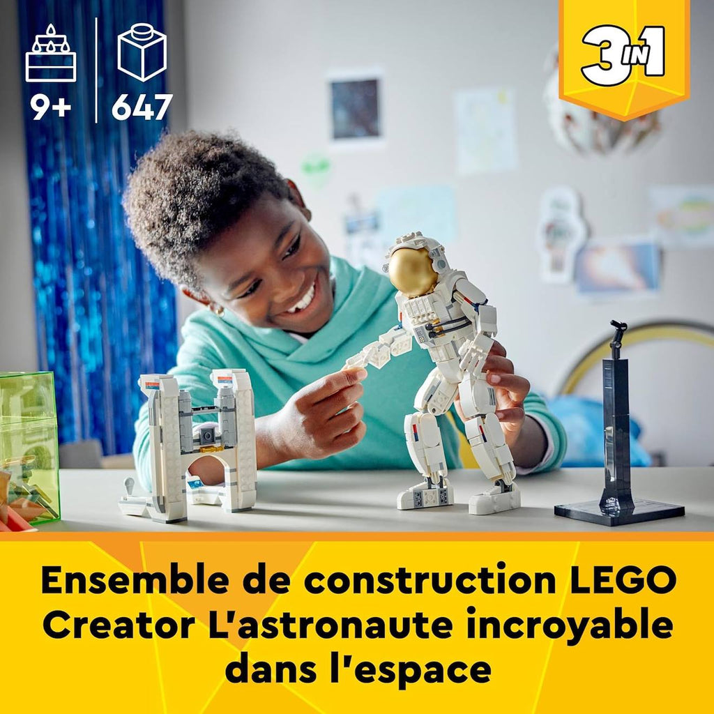 LEGO creator - l'astronaute dans l'espace - 31152 blanc