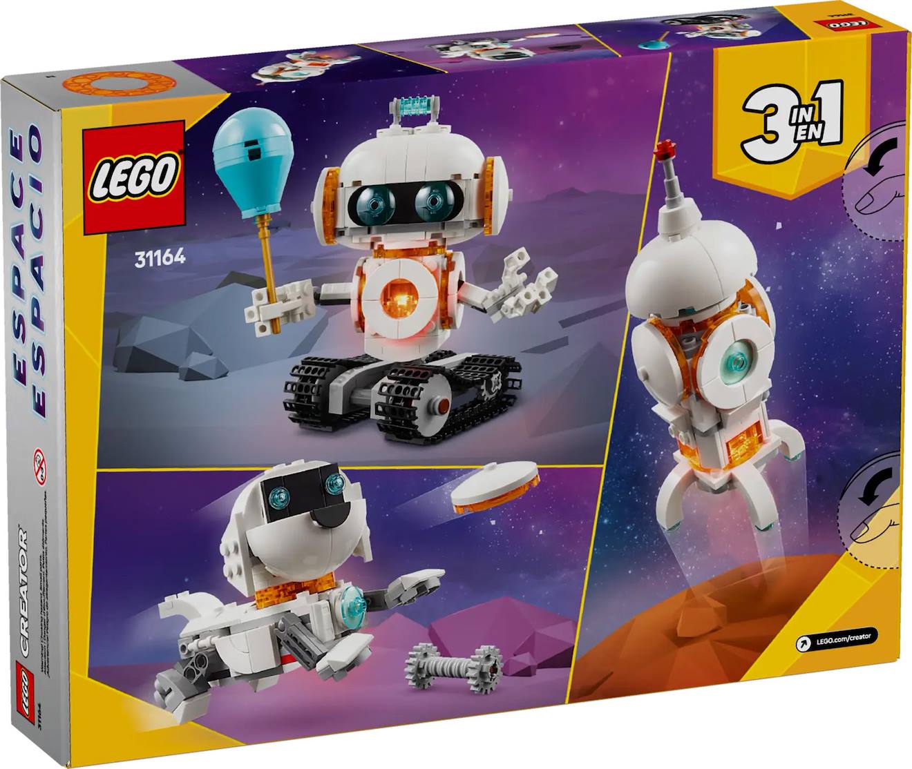 LEGO creator - le robot de l'espace - 31164 multicolore
