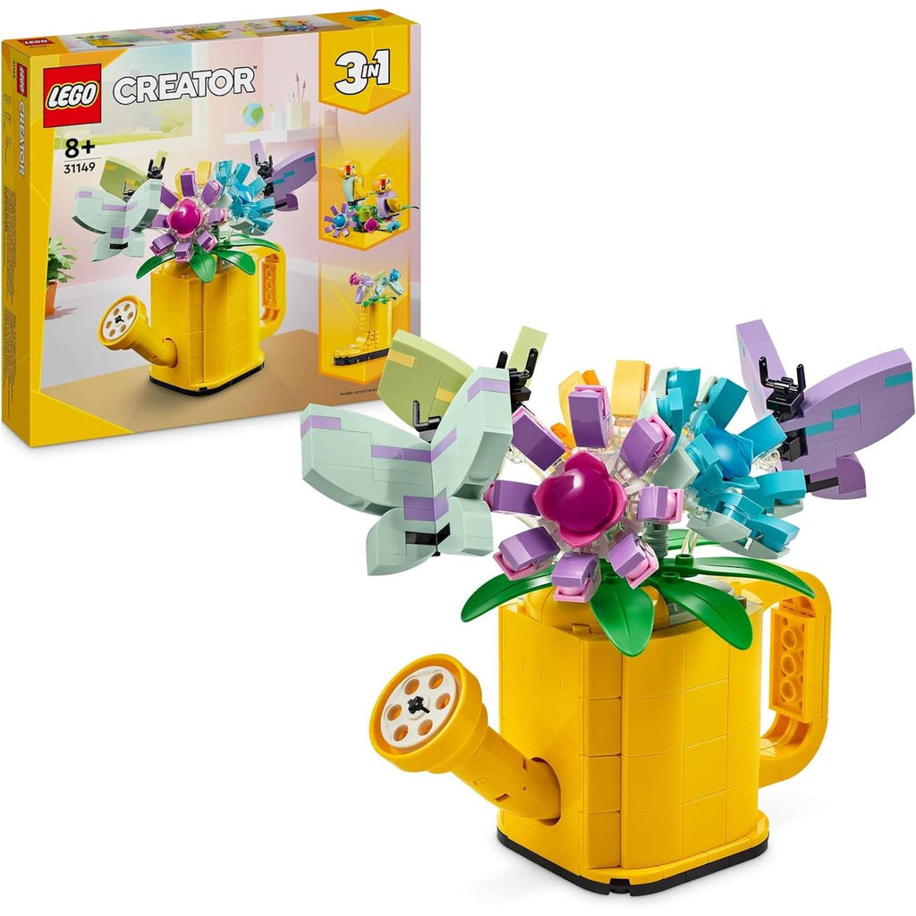 LEGO creator - les fleurs dans l'arrosoir - 31149 multicolore