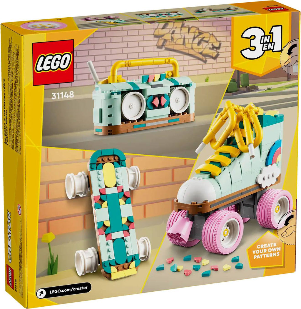 LEGO creator - les patins à roulettes rétro - 31148 multicolore