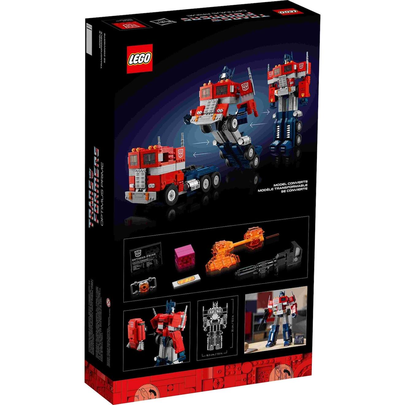 LEGO creator - optimus prime (transformers) - 10302 multicolore