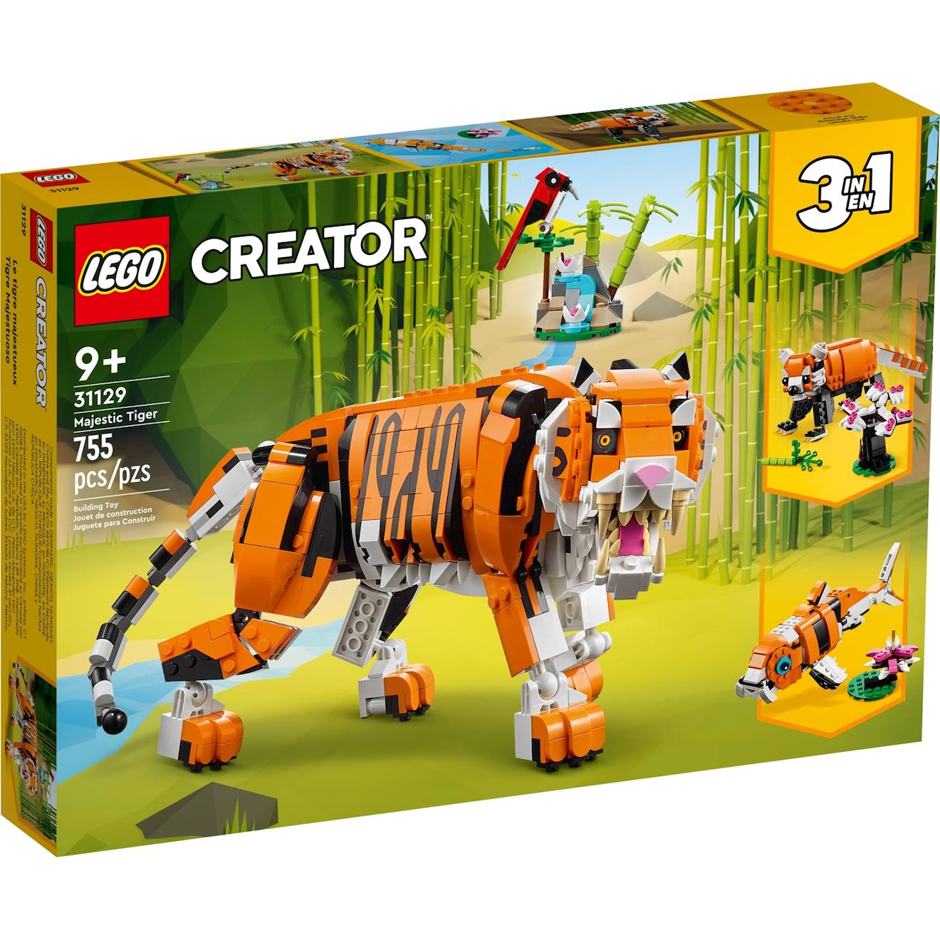 LEGO creator - sa majesté le tigre - 31129 multicolore