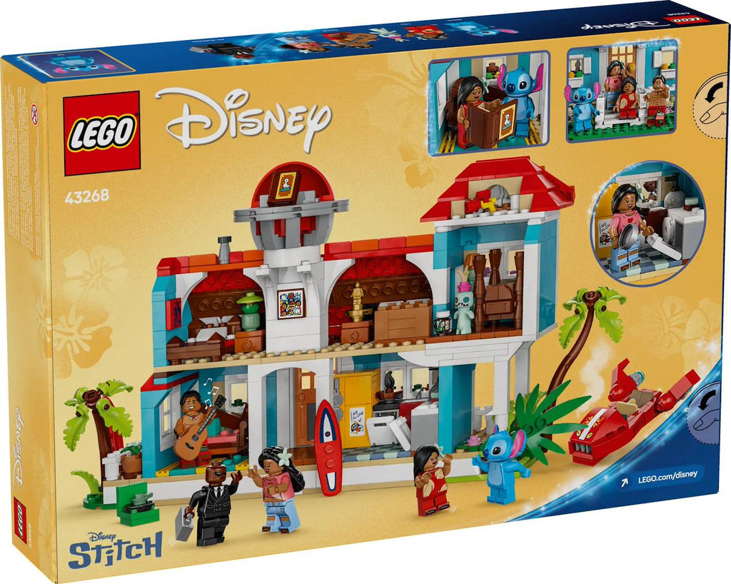 LEGO Disney - la maison sur la plage de lilo et Stitch - 43268 multicolore