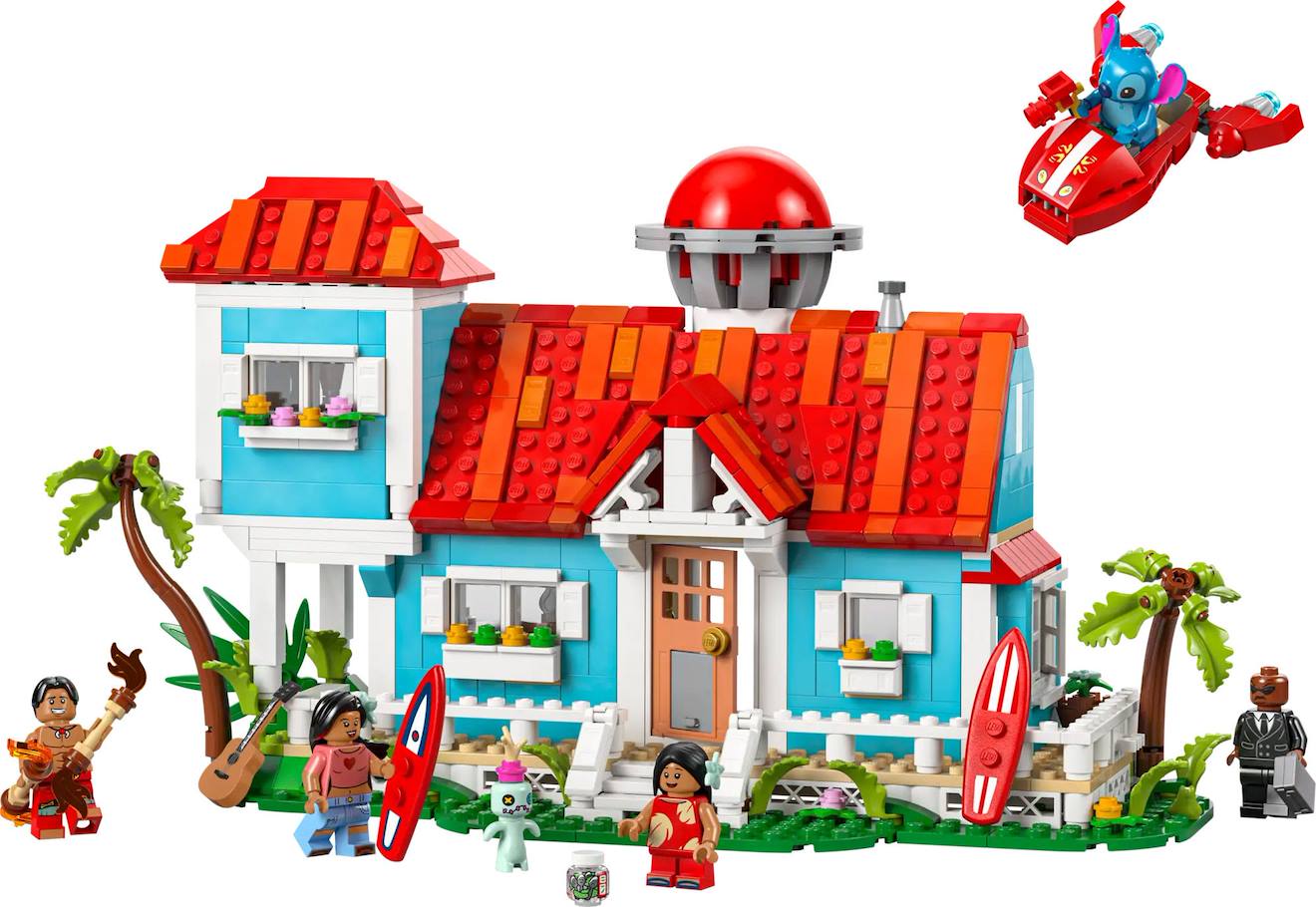 LEGO Disney - la maison sur la plage de lilo et Stitch - 43268 multicolore