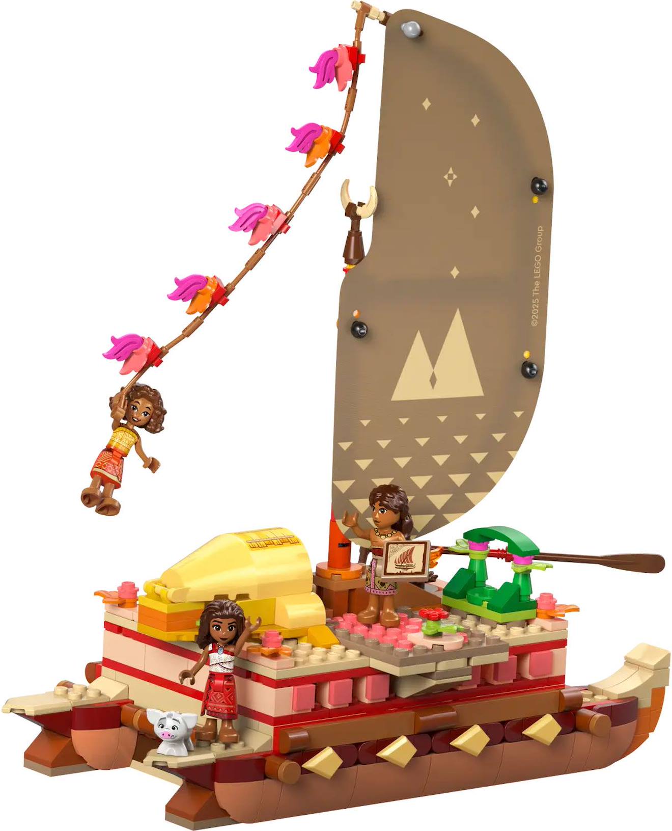 LEGO Disney - le bateau d'aventure de Vaiana - 43270 multicolore