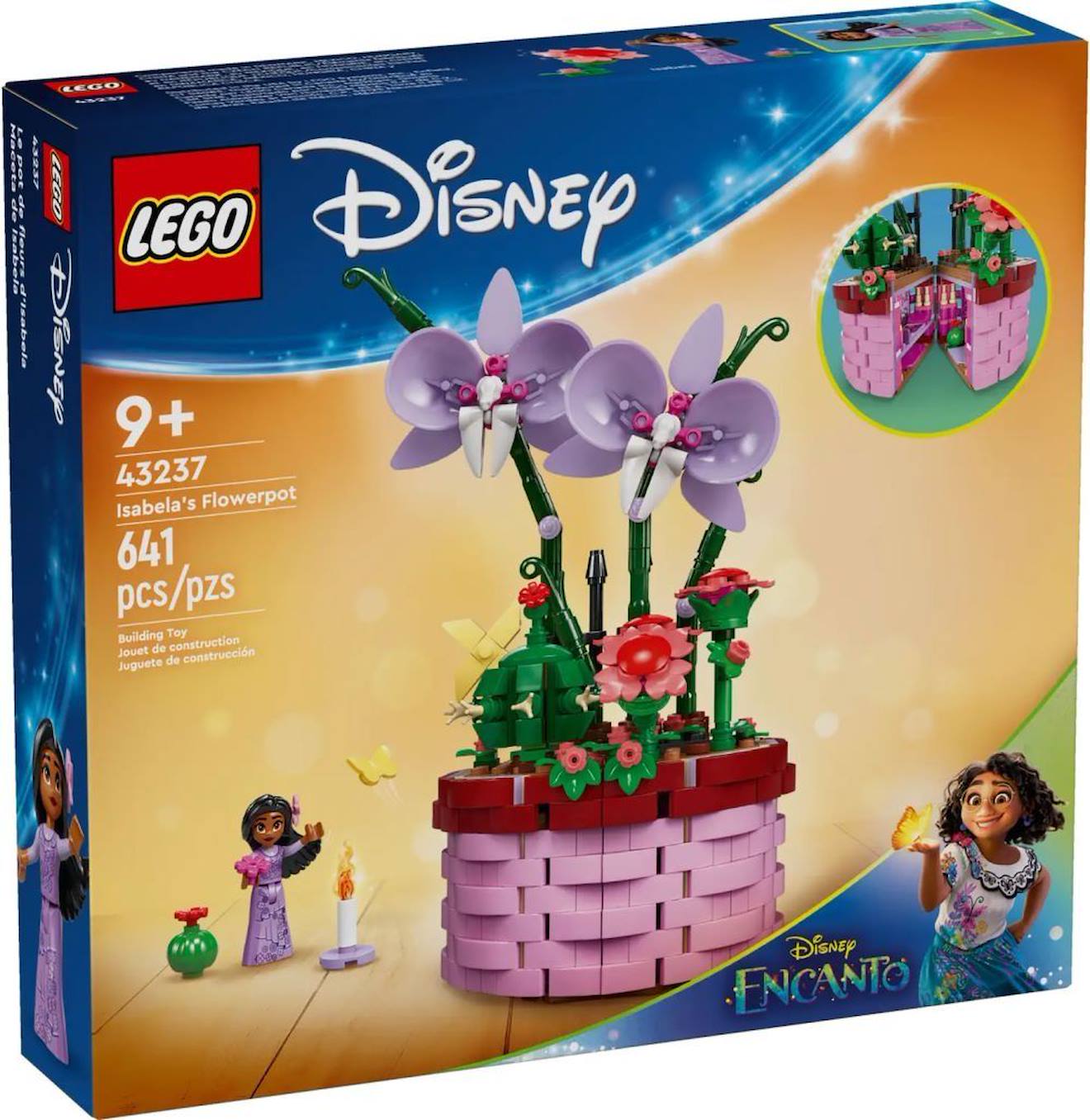 LEGO Disney - le pot de fleurs d'isabela - 43237 multicolore