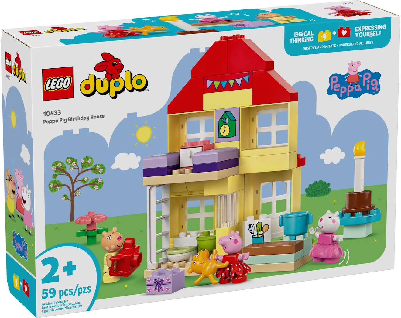 LEGO Duplo - la fête d'anniversaire chez Peppa Pig - 10433 multicolore