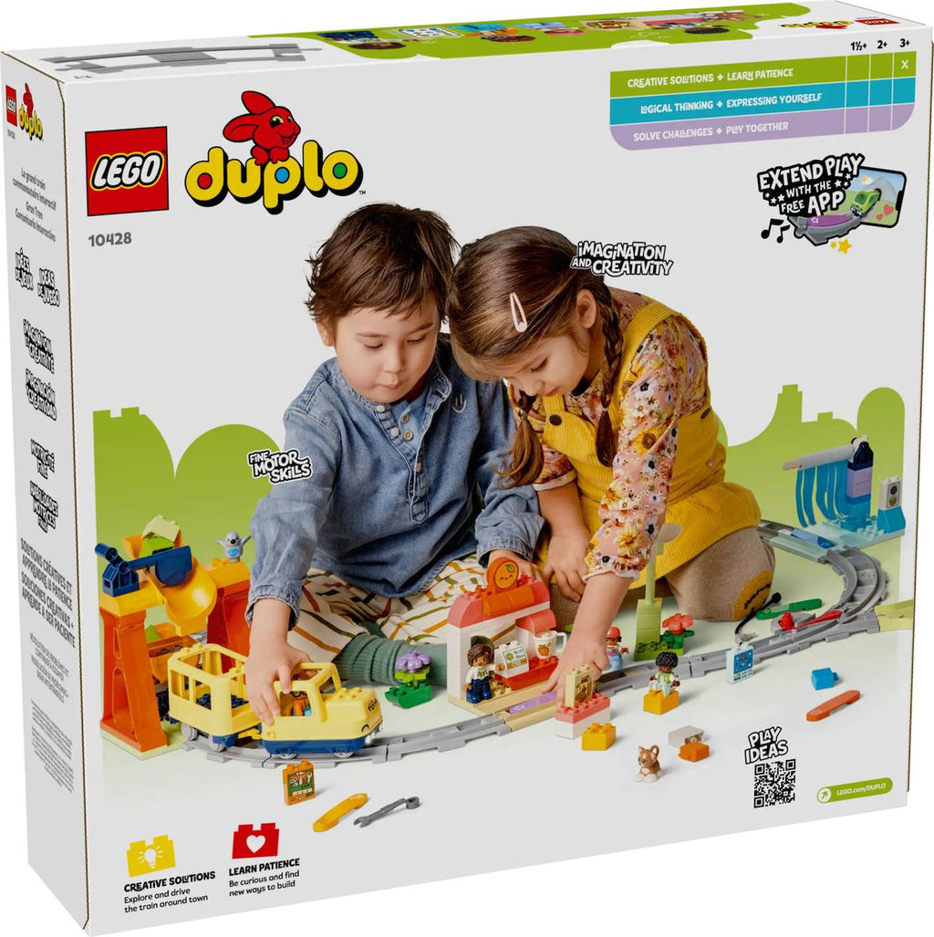 LEGO Duplo - le grand train communautaire interactif - 10428 multicolore