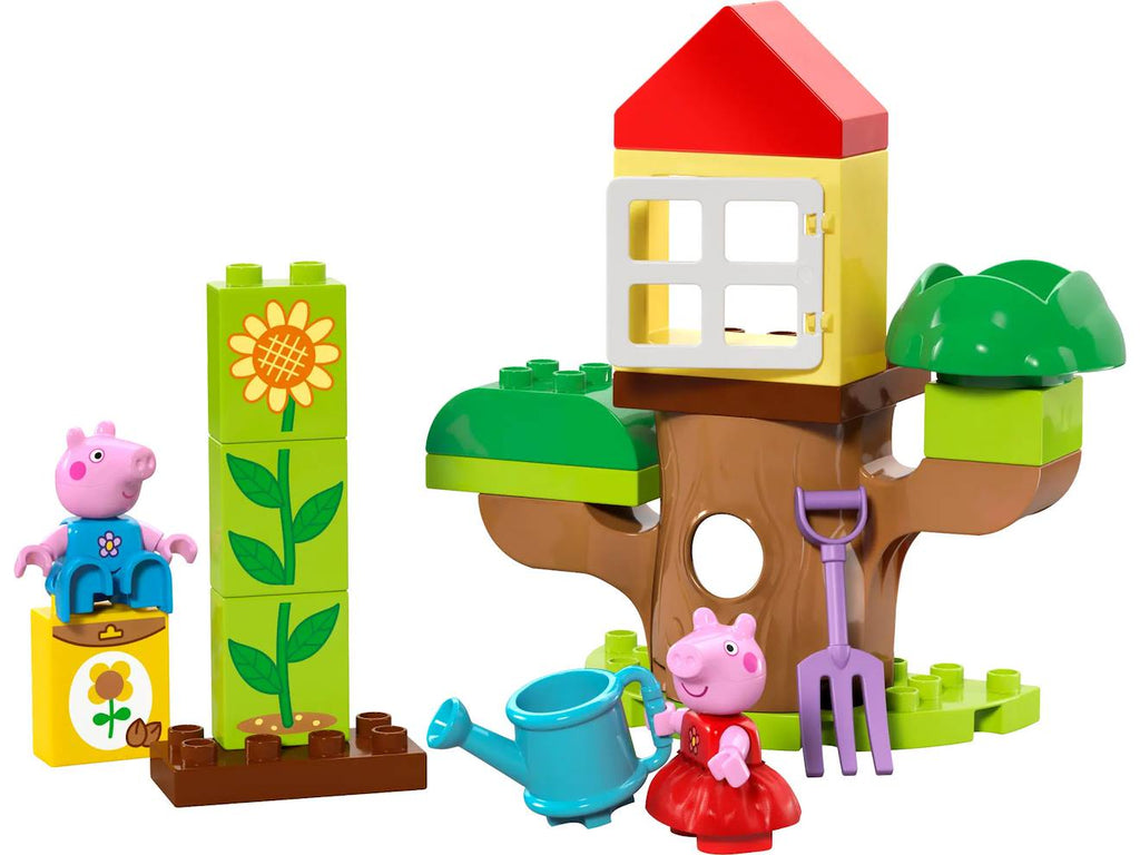 LEGO Duplo - le jardin et la cabane dans l'arbre de Peppa Pig - 10431 multicolore