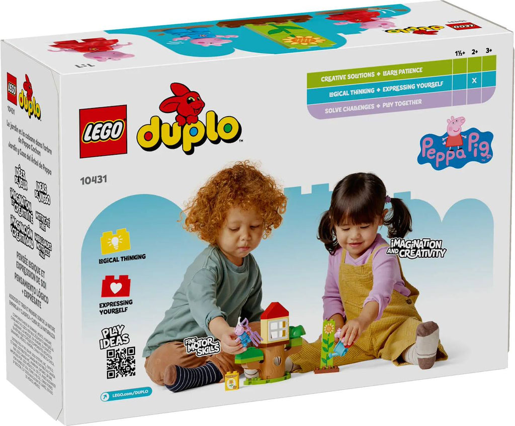 LEGO Duplo - le jardin et la cabane dans l'arbre de Peppa Pig - 10431 multicolore