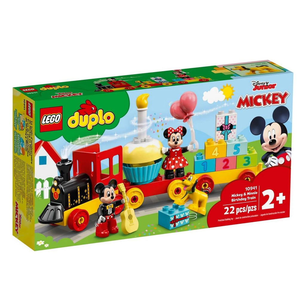 LEGO Duplo - le train d'anniversaire de Mickey et Minnie - 10941 multicolore