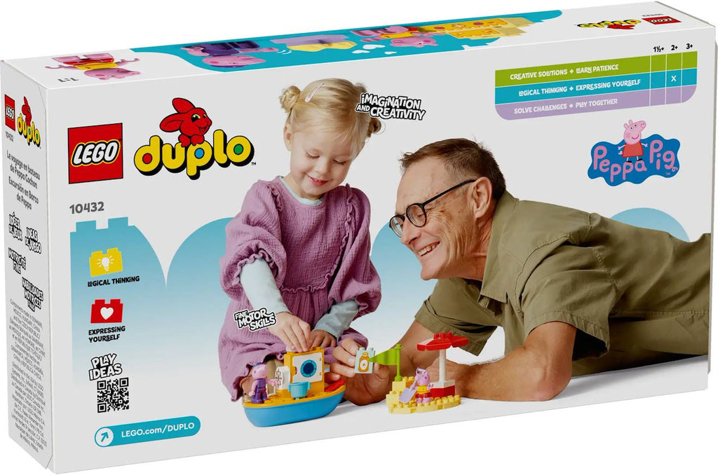 LEGO Duplo - le voyage en bateau de Peppa Pig - 10432 multicolore