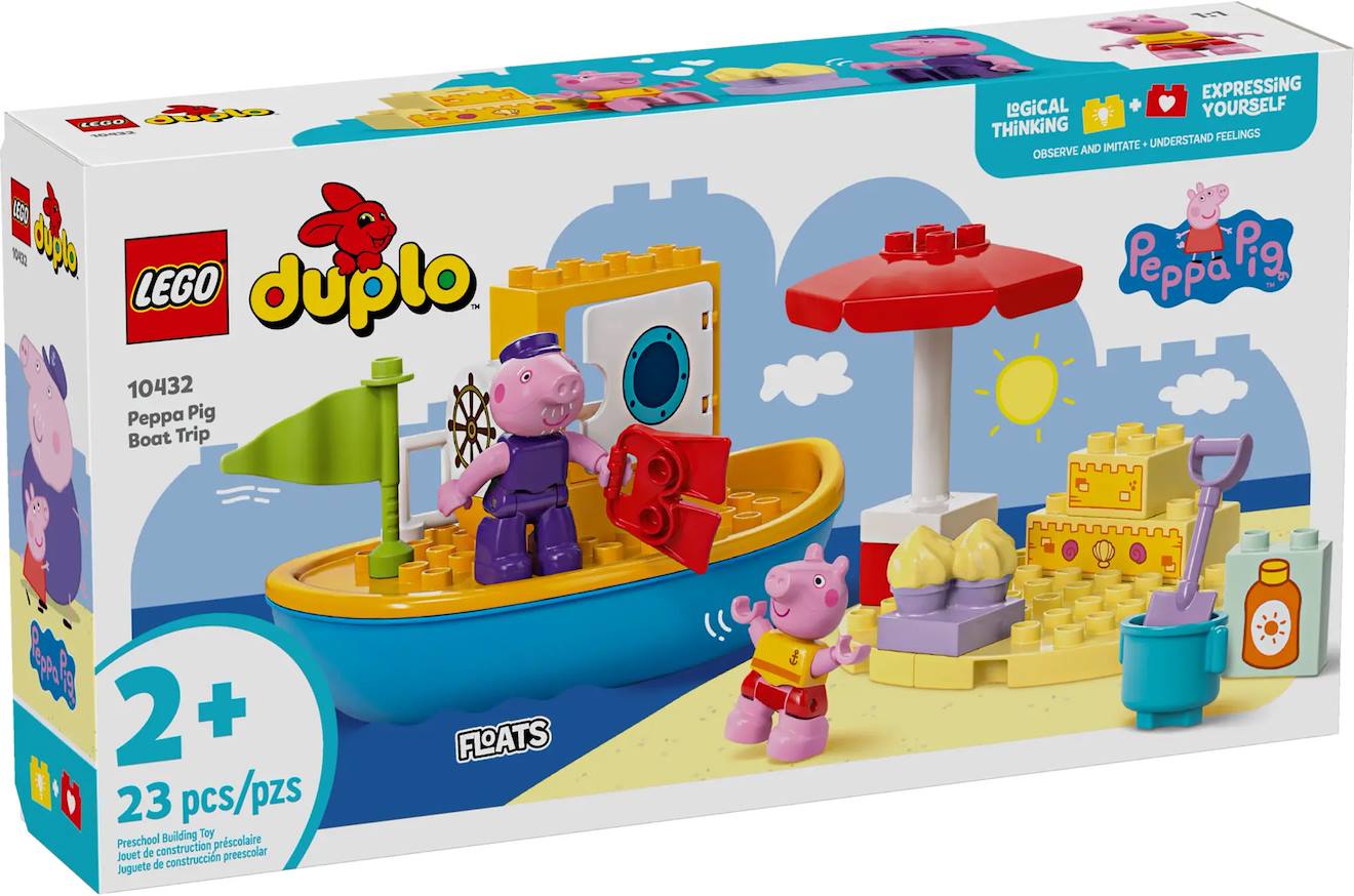 LEGO Duplo - le voyage en bateau de Peppa Pig - 10432 multicolore
