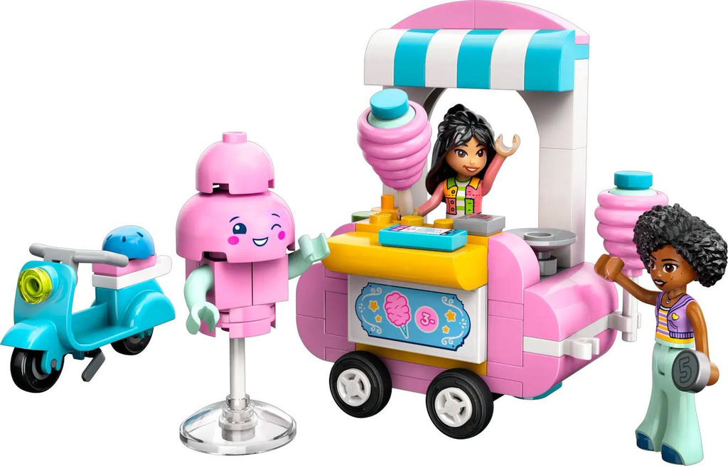 LEGO friends - stand de barbes à papa et scooter - 42643 multicolore