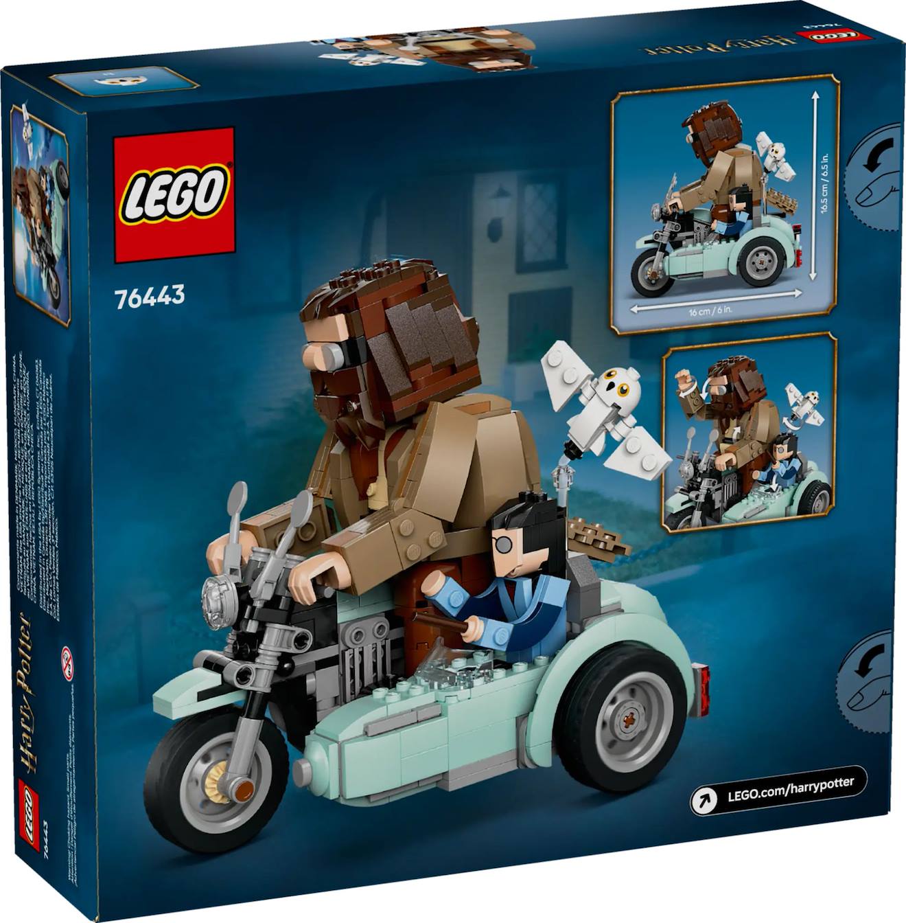 LEGO Harry Potter - la balade en moto de hagrid et harry - 76443 multicolore