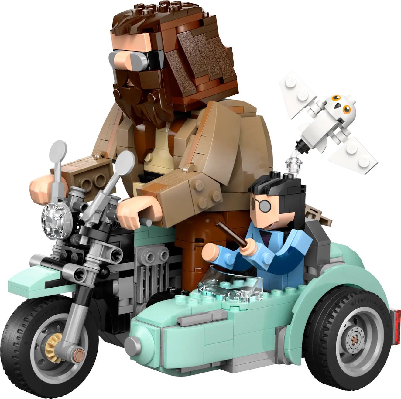 LEGO Harry Potter - la balade en moto de hagrid et harry - 76443 multicolore