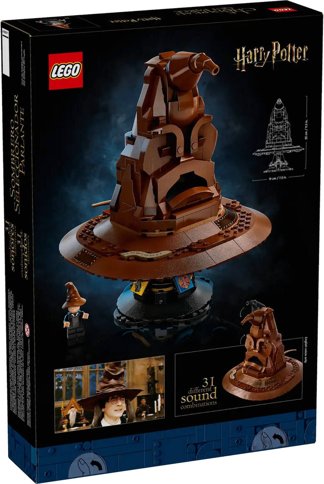 LEGO Harry Potter - le choixpeau magique qui parle - 76429 multicolore