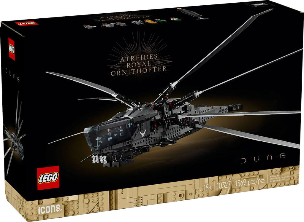 LEGO icons - dune atréides royal ornithopter - 10327 multicolore