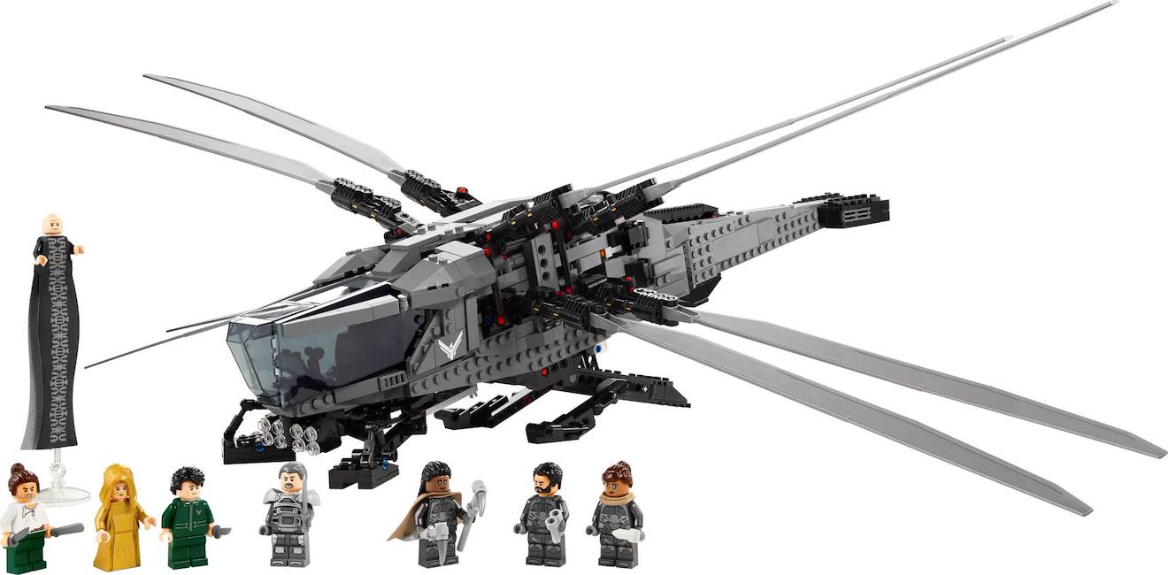 LEGO icons - dune atréides royal ornithopter - 10327 multicolore