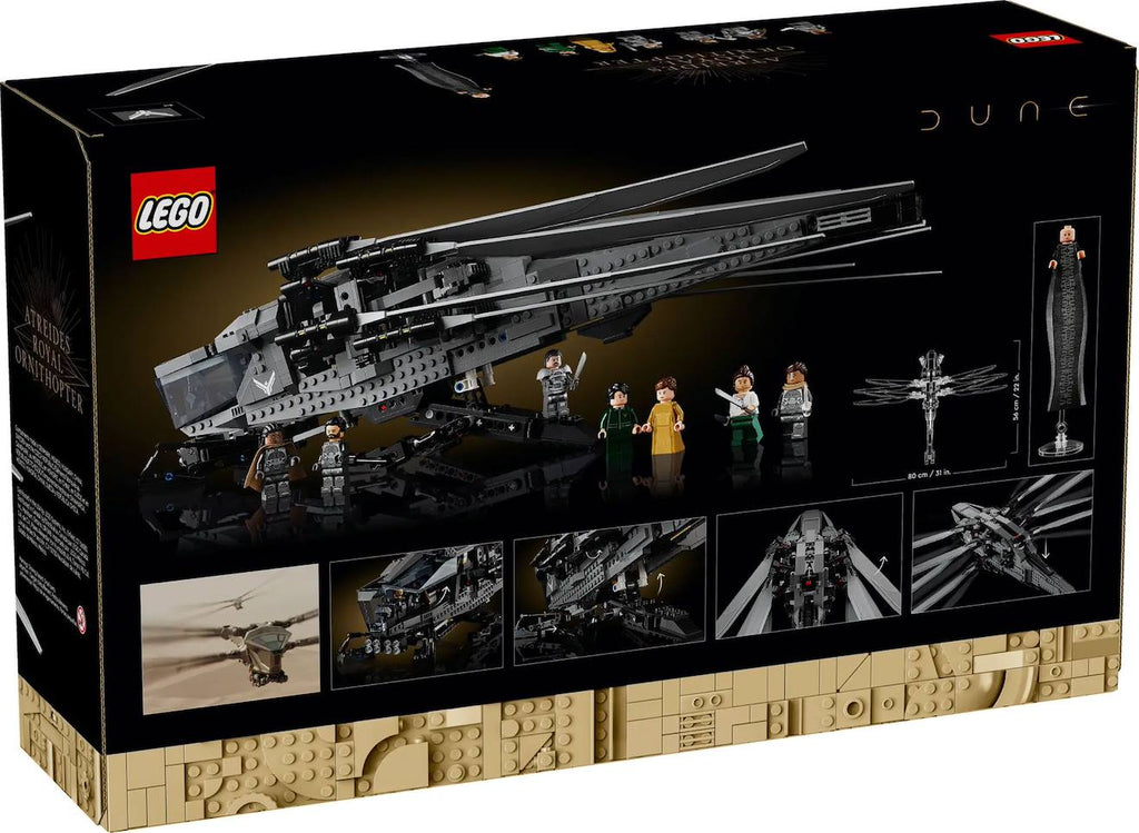 LEGO icons - dune atréides royal ornithopter - 10327 multicolore