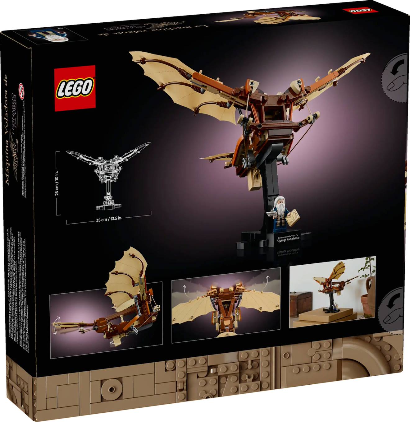LEGO icons - la machine volante de léonard de vinci - 10363 multicolore