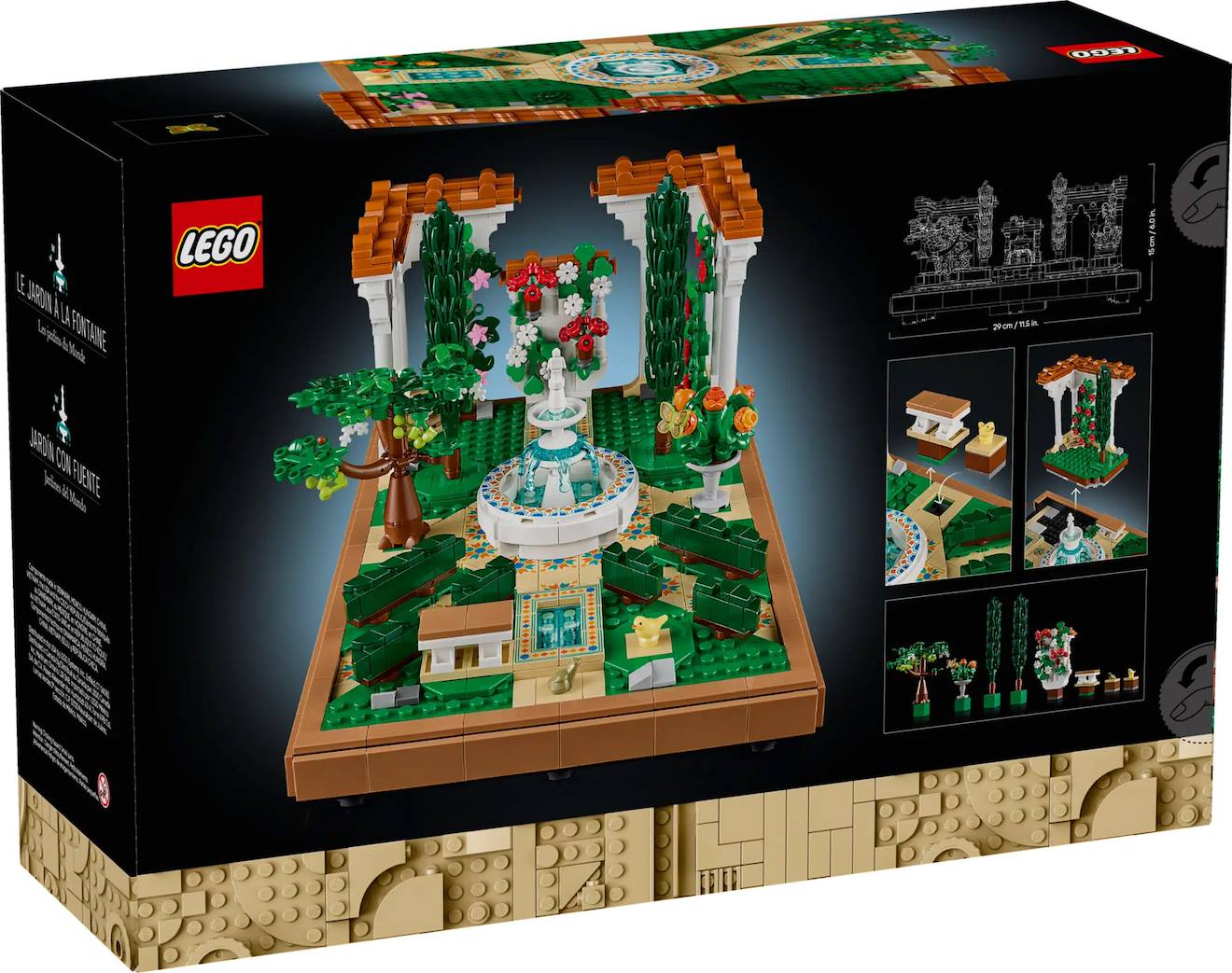 LEGO icons - le jardin andalou - 10359 multicolore