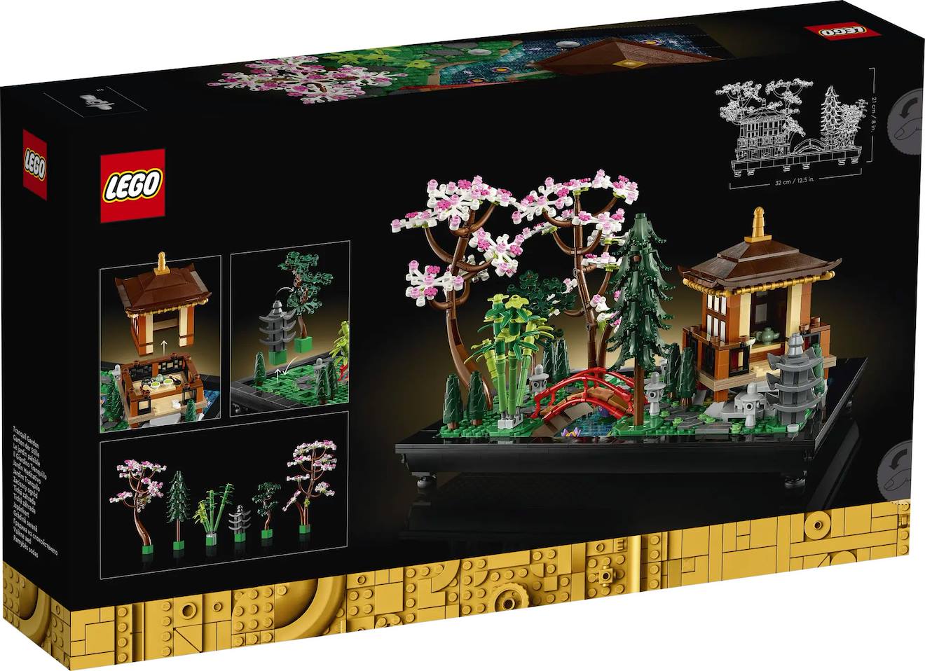 LEGO icons - le jardin paisible - 10315 multicolore