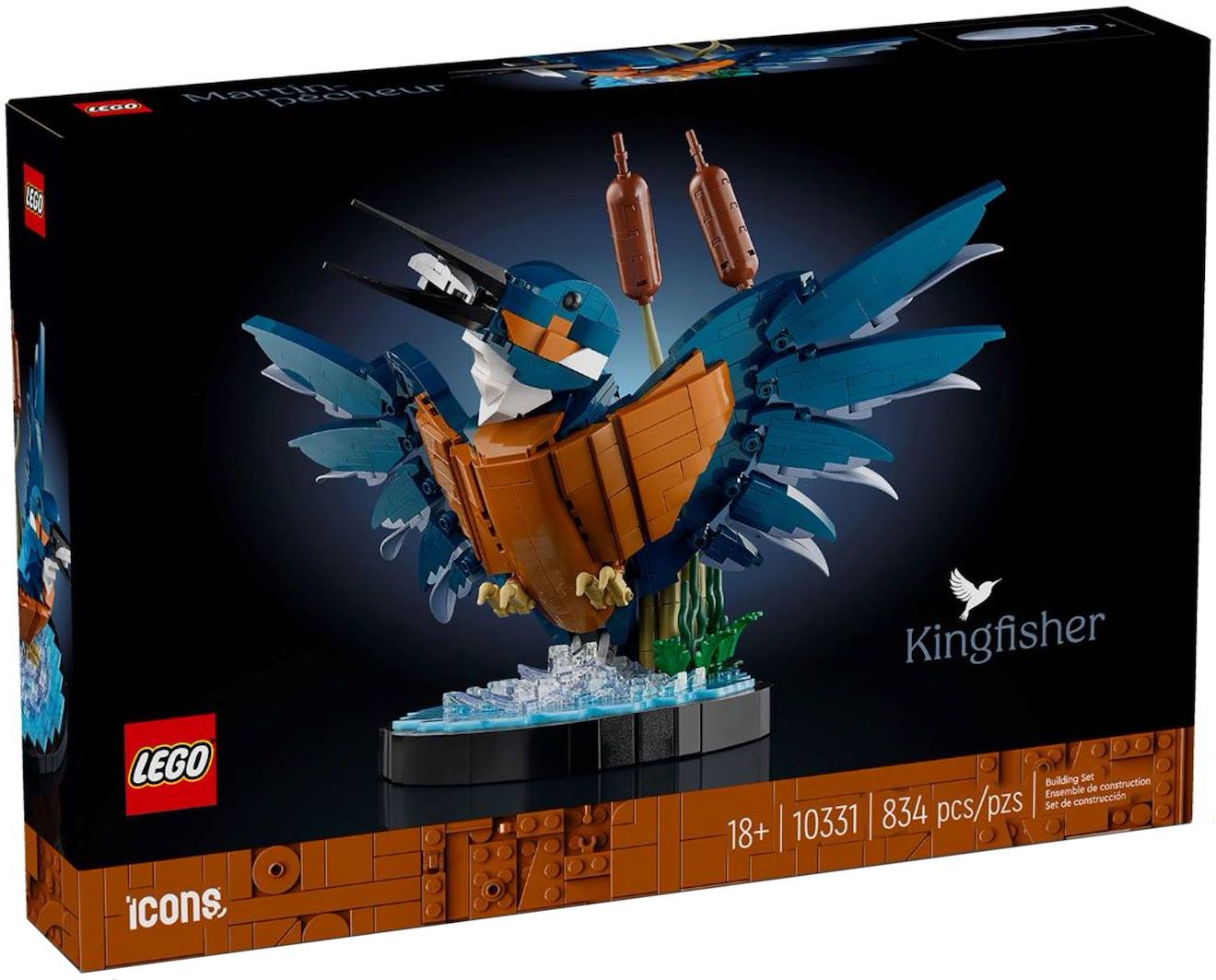 LEGO icons - le martin-pêcheur - 10331 multicolore