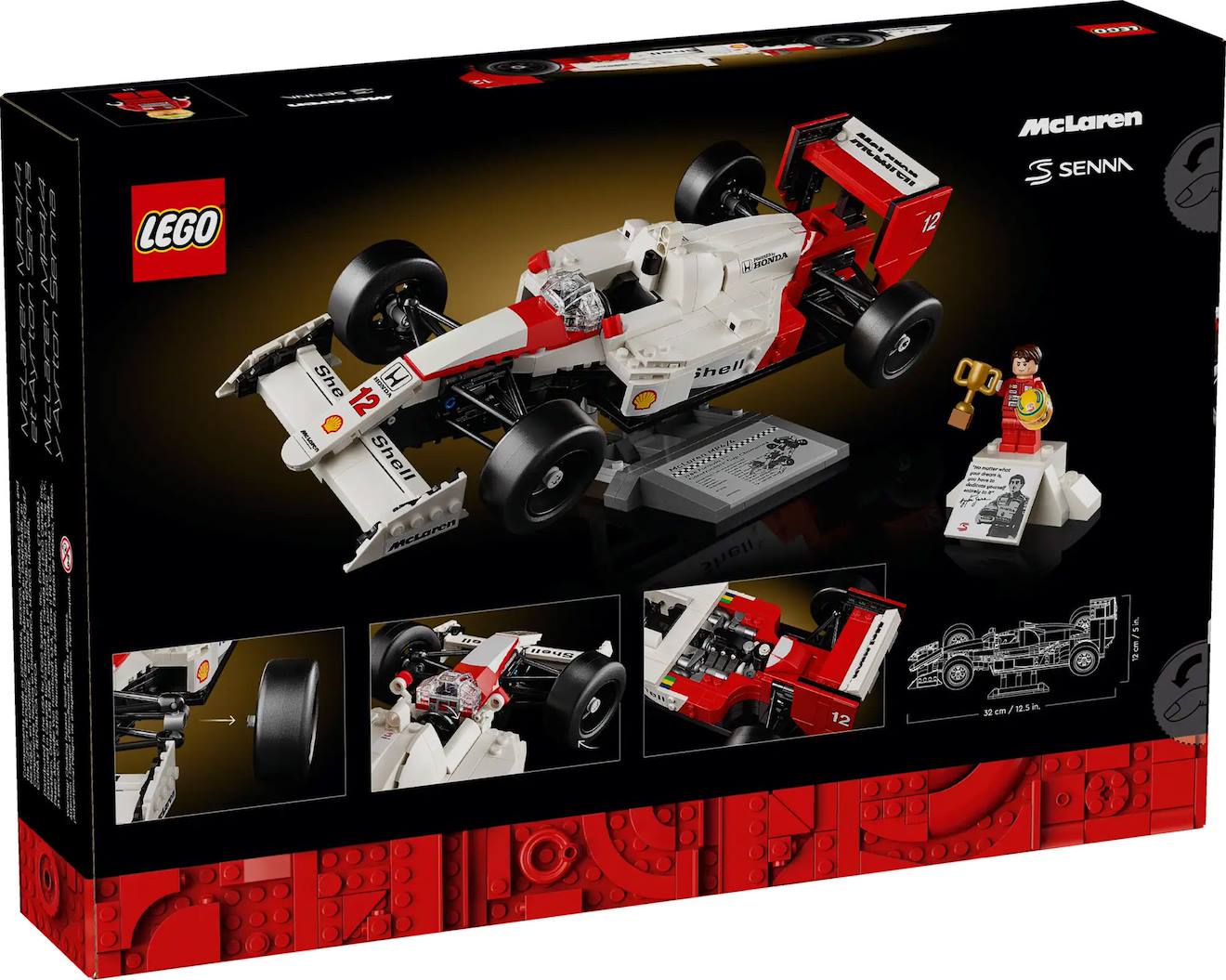LEGO icons - mclaren MP4/4 & ayrton senna - 10330 multicolore