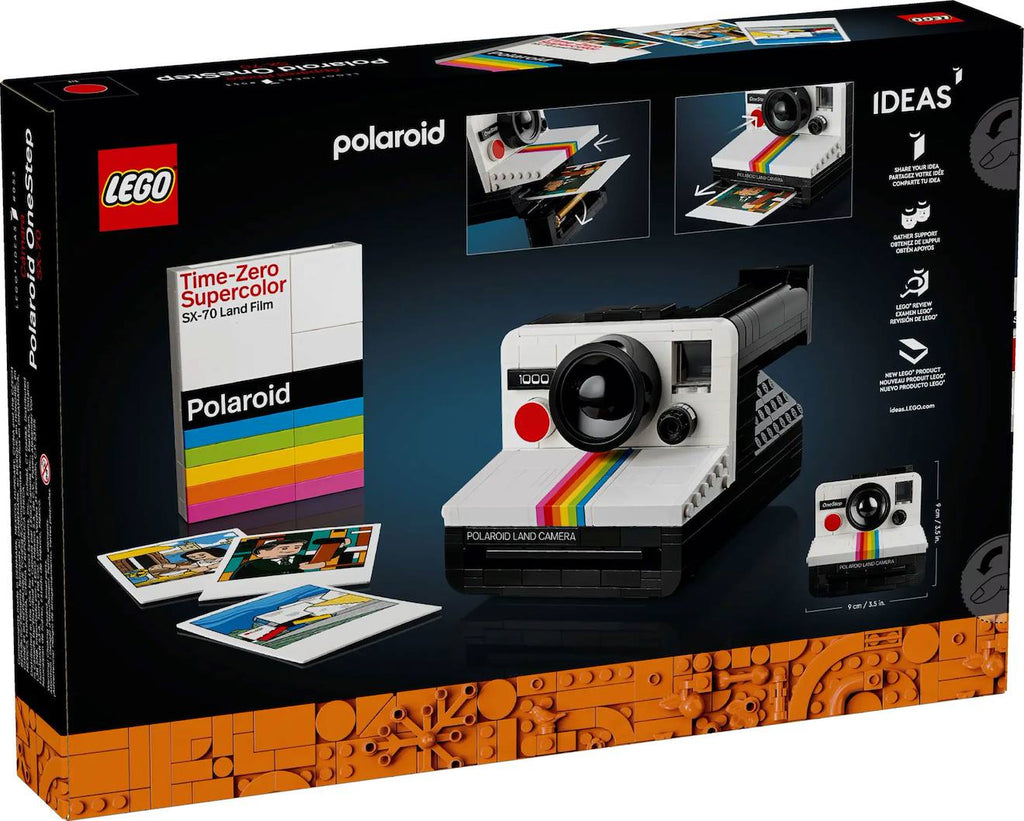 LEGO ideas - appareil photo polaroid onestep sx-70 - 21345 multicolore