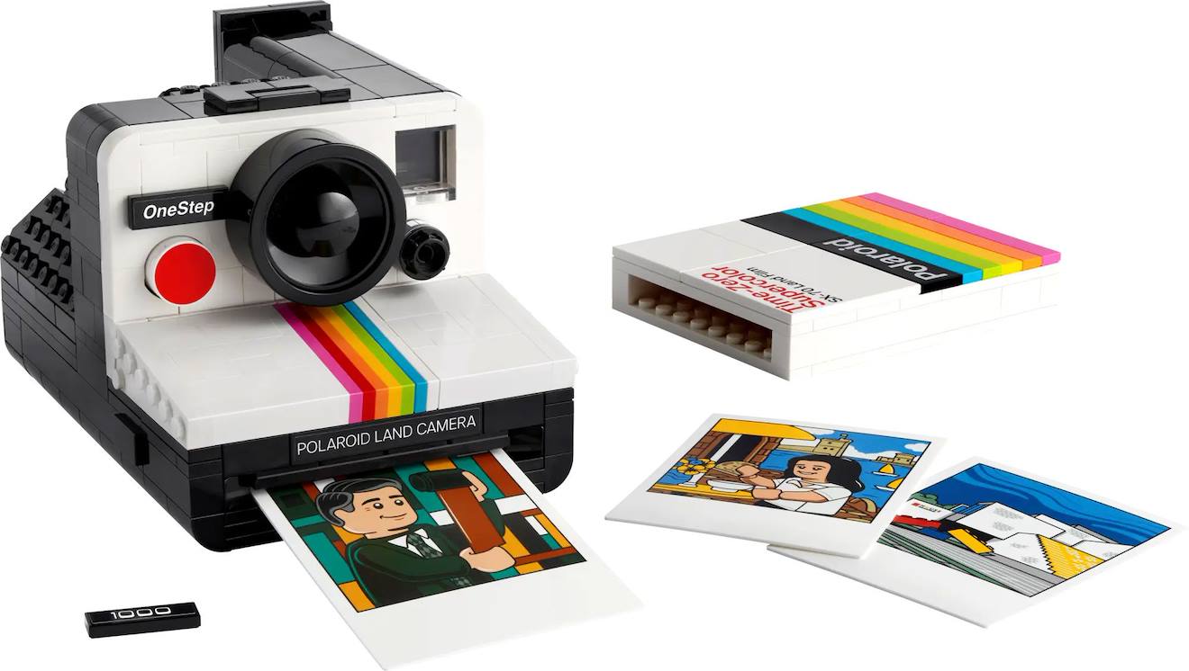 LEGO ideas - appareil photo polaroid onestep sx-70 - 21345 multicolore