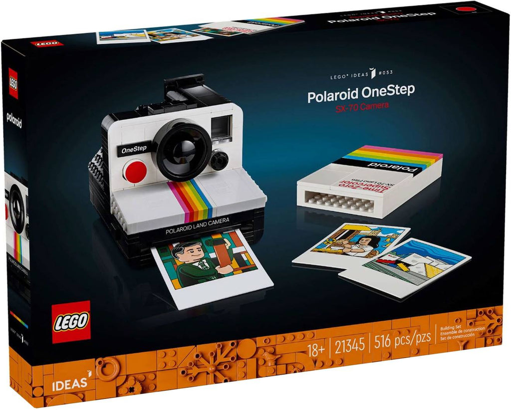 LEGO ideas - appareil photo polaroid onestep sx-70 - 21345 multicolore