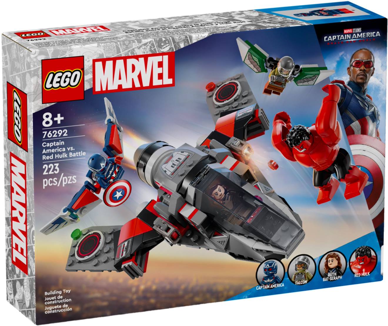 LEGO Marvel - Captain America vs hulk rouge - 76292 multicolore