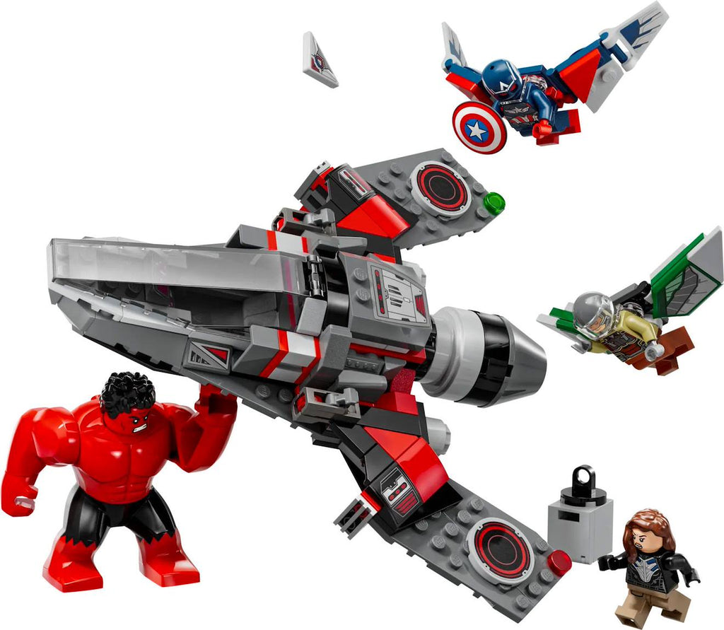 LEGO Marvel - Captain America vs hulk rouge - 76292 multicolore