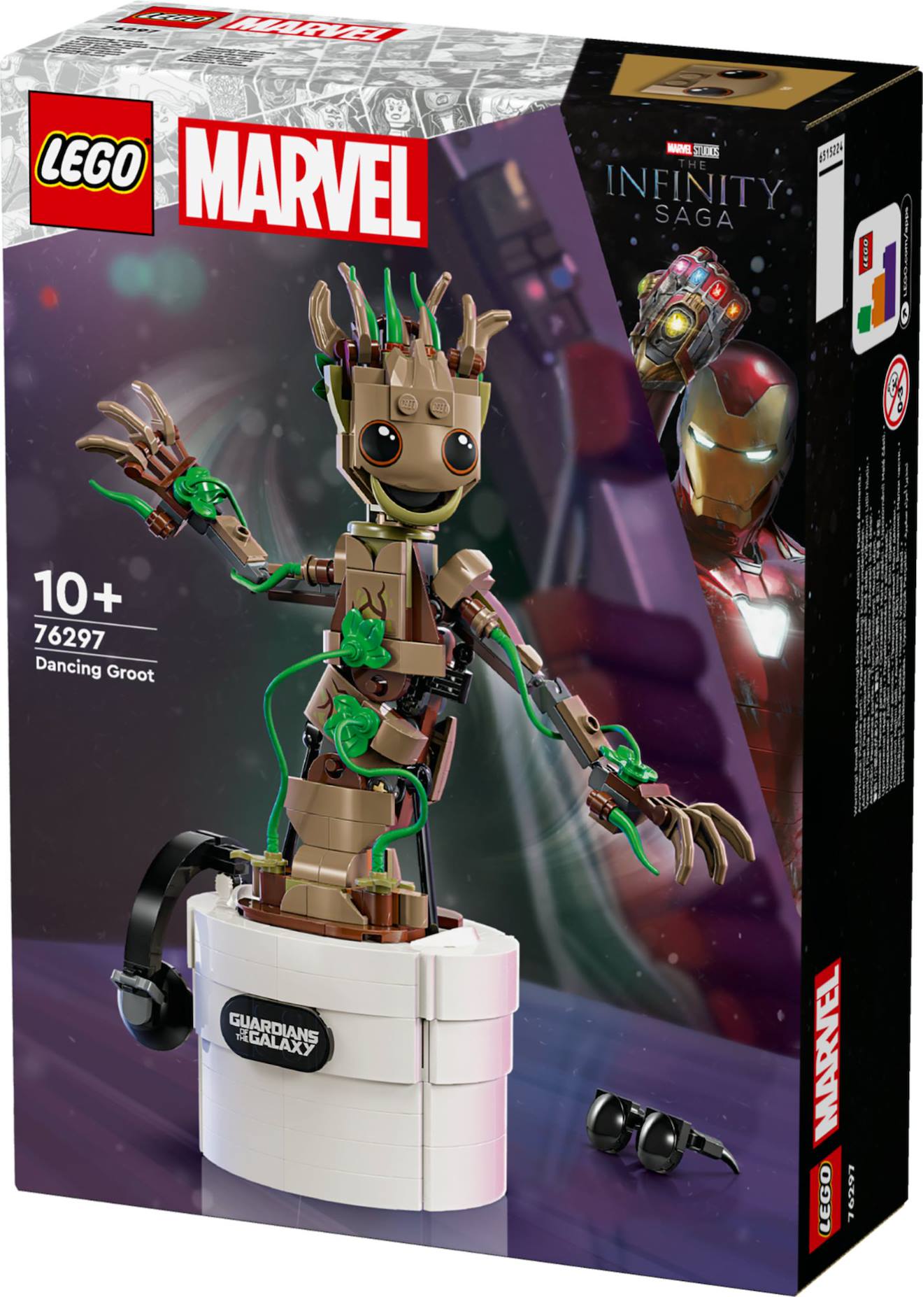 LEGO Marvel - la danse de bébé groot - 76297 multicolore