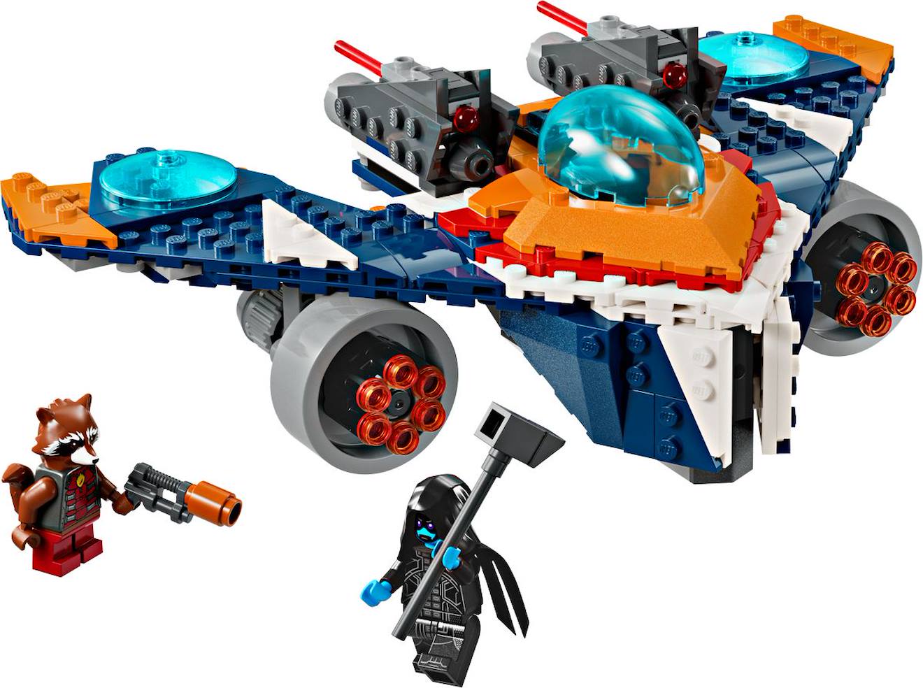 LEGO Marvel - le vaisseau spatial de rocket contre ronan - 76278 multicolore